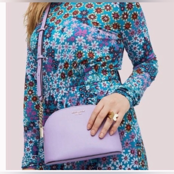 kate spade Handbags - Kate Spade Hilli NWT color berry crea in safiano leather